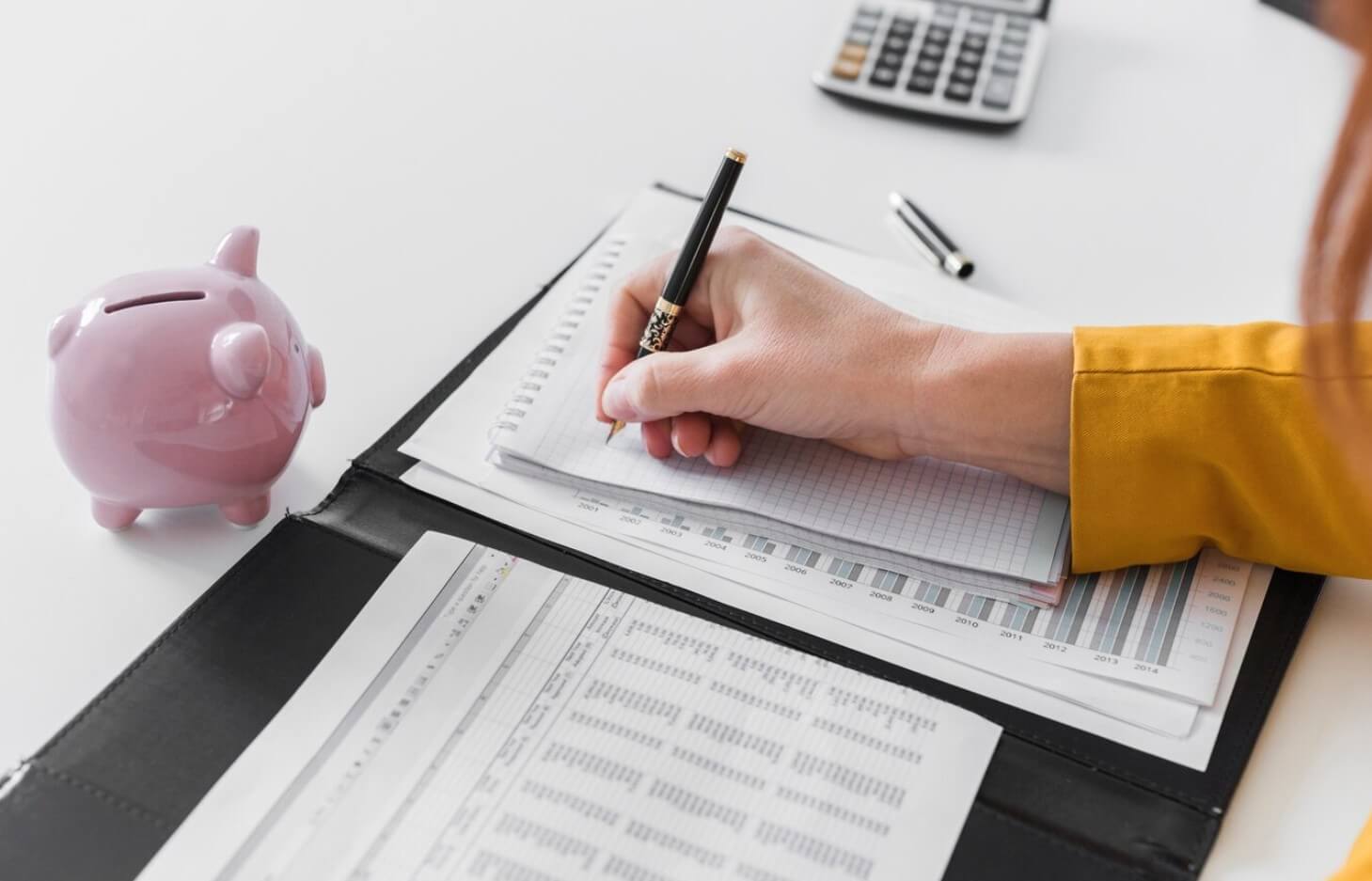 세금 계산 이미지 및 일러스트