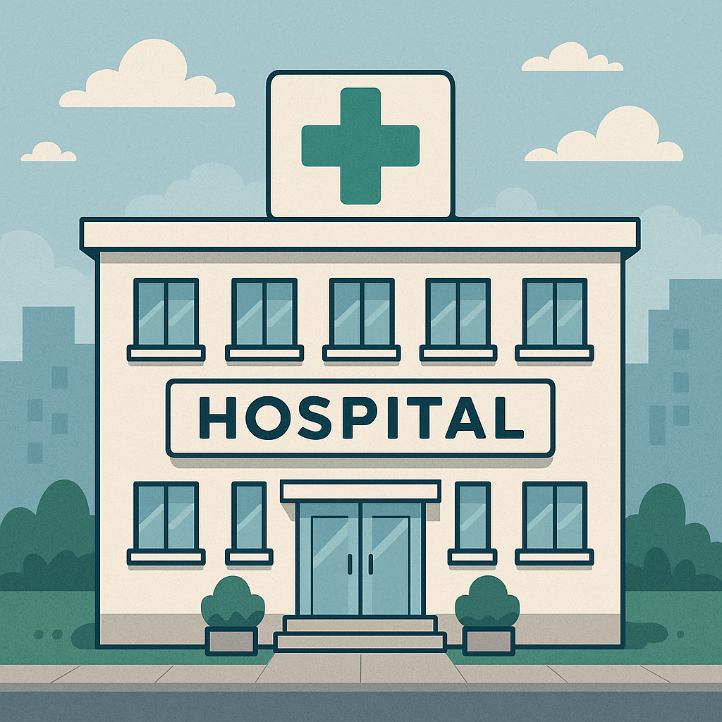 탈모치료를 위해 병원을 방문하는 장면