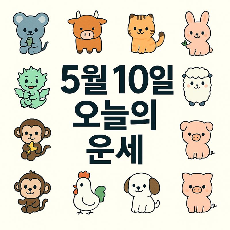 오늘의 운세, 2025년 5월 10일, 조용한 하루의 시작
