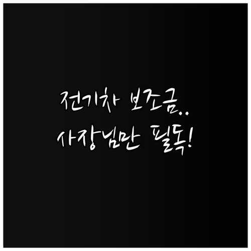 소상공인 전기차 보조금 우대 조건 및..