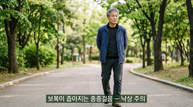파킨슨병 보행 변화 종종걸음