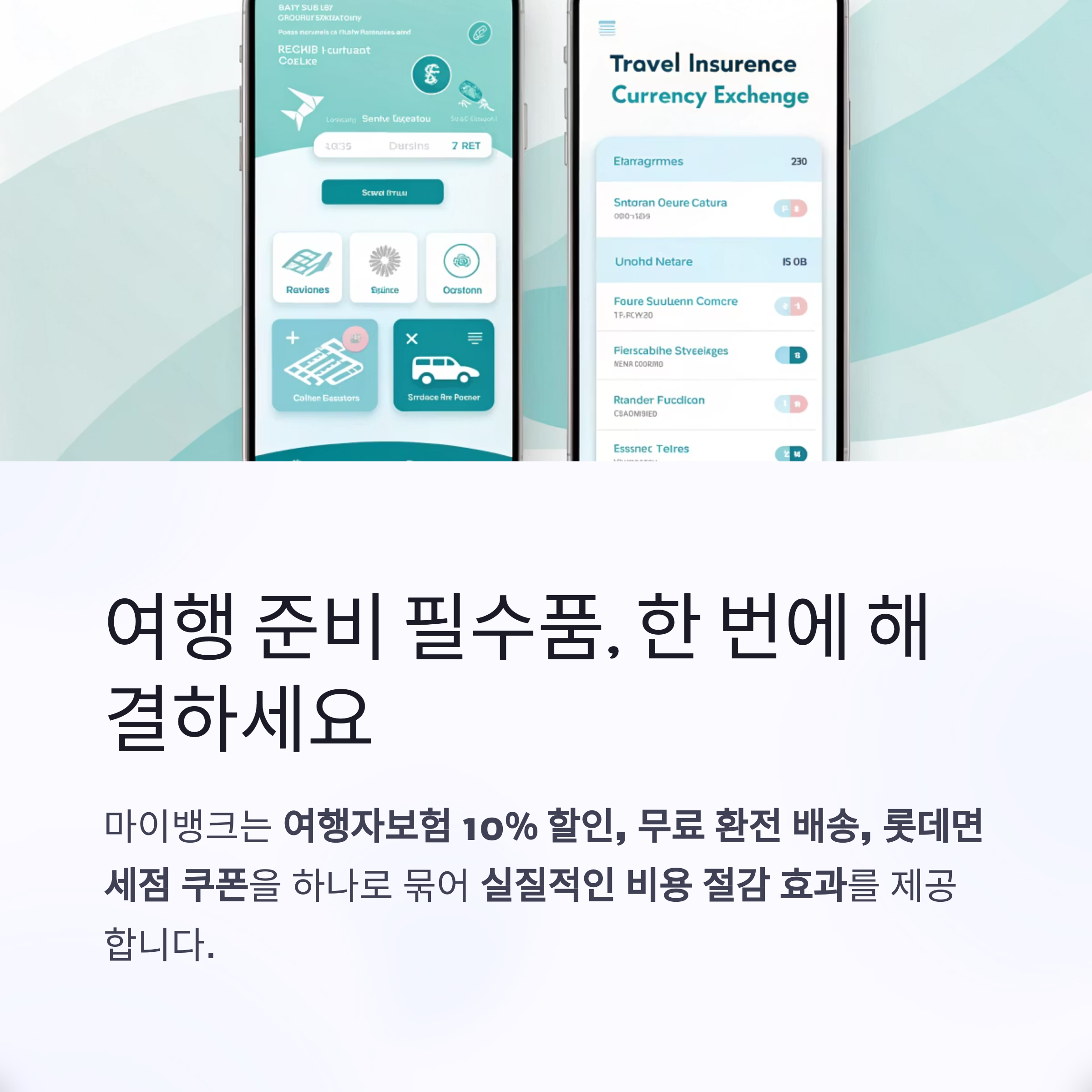 여행 준비 필수품
