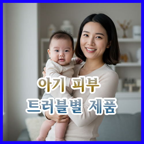 아기 피부 뒤집어질때 트러블별 증상별 꿀템 제품