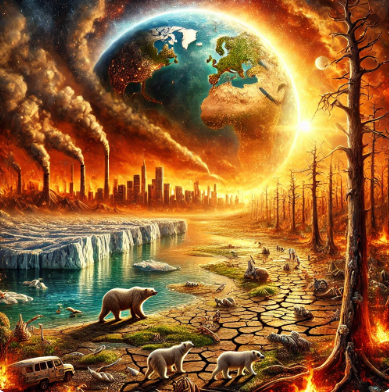 지구 가열화 상상도