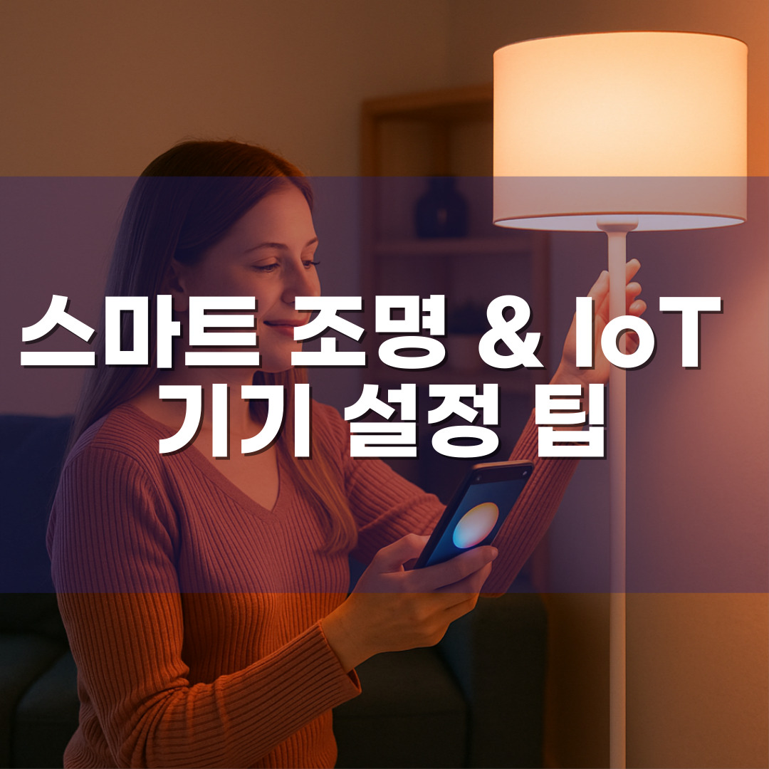 스마트 조명 &amp; IoT 기기 설정 팁 &ndash; 전기 아끼면서 분위기도 살리는 법