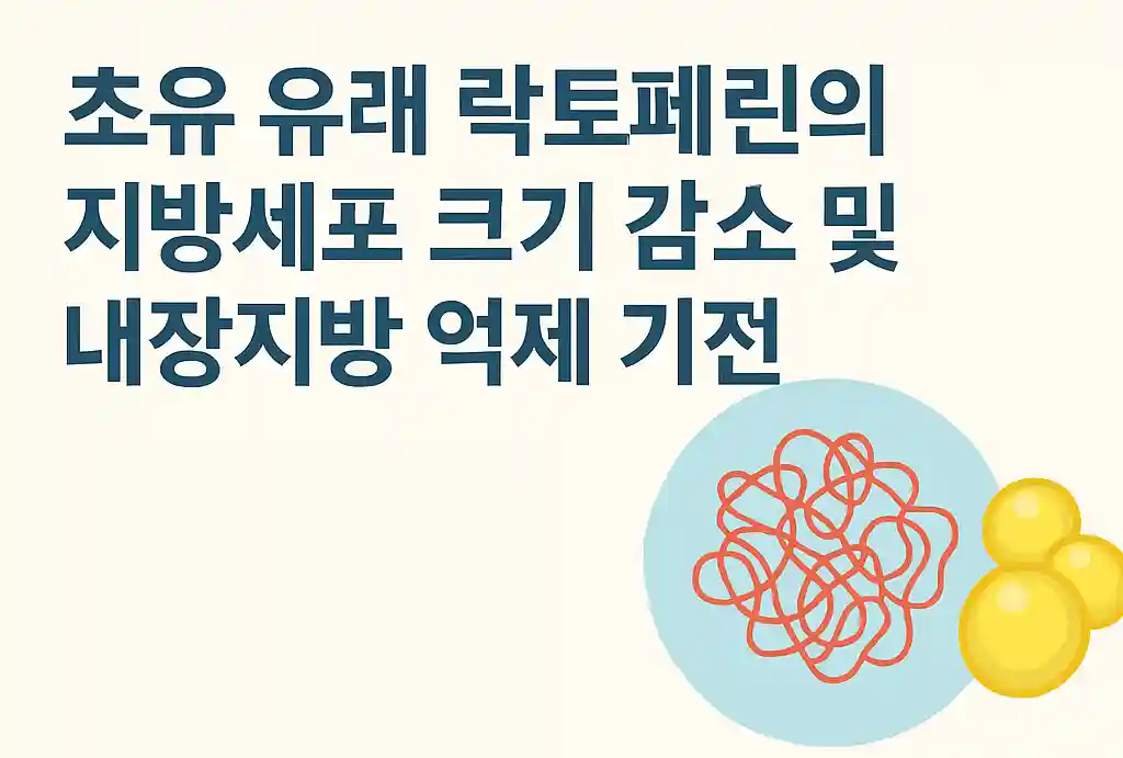 초유 유래 락토페린