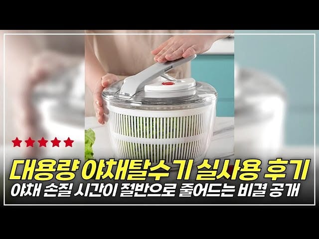 야채탈수기 추천 로이첸 실사용 후기