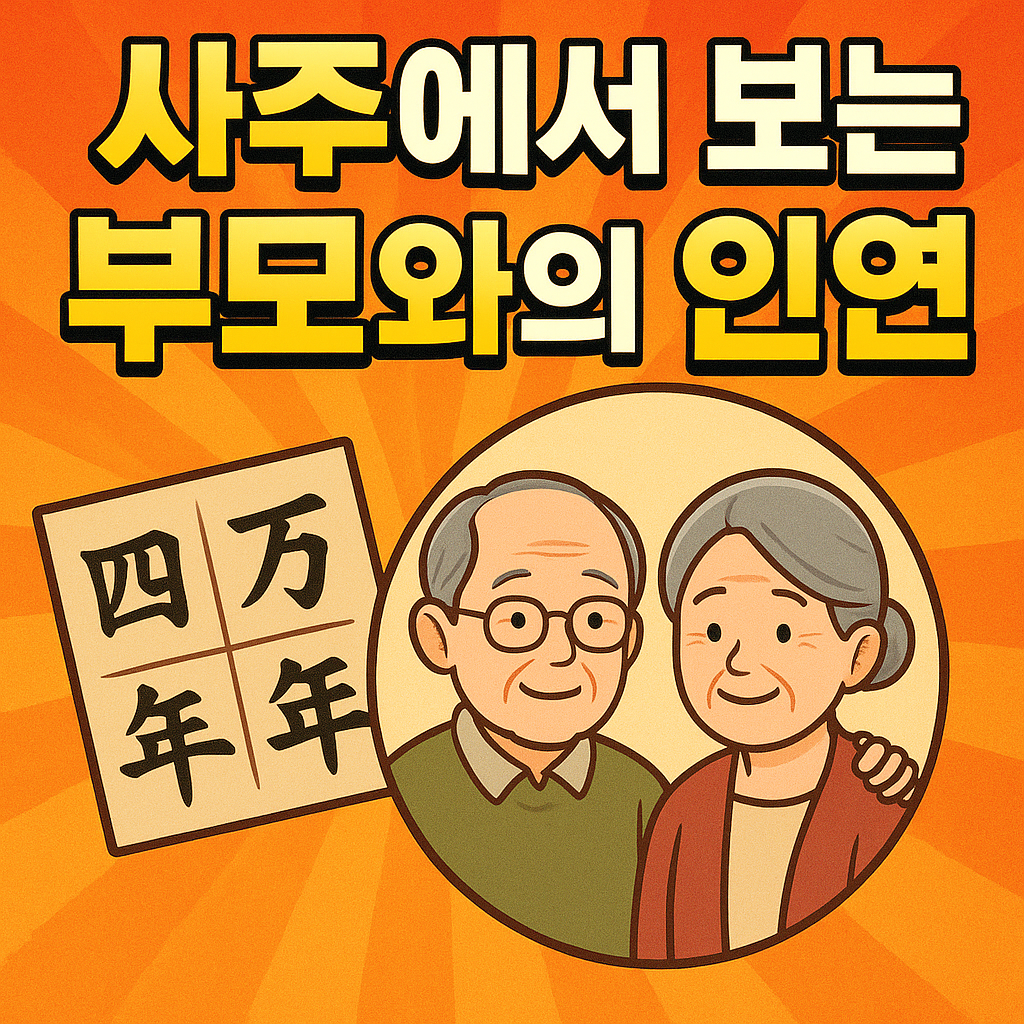 사주에서 보는 부모와의 인연