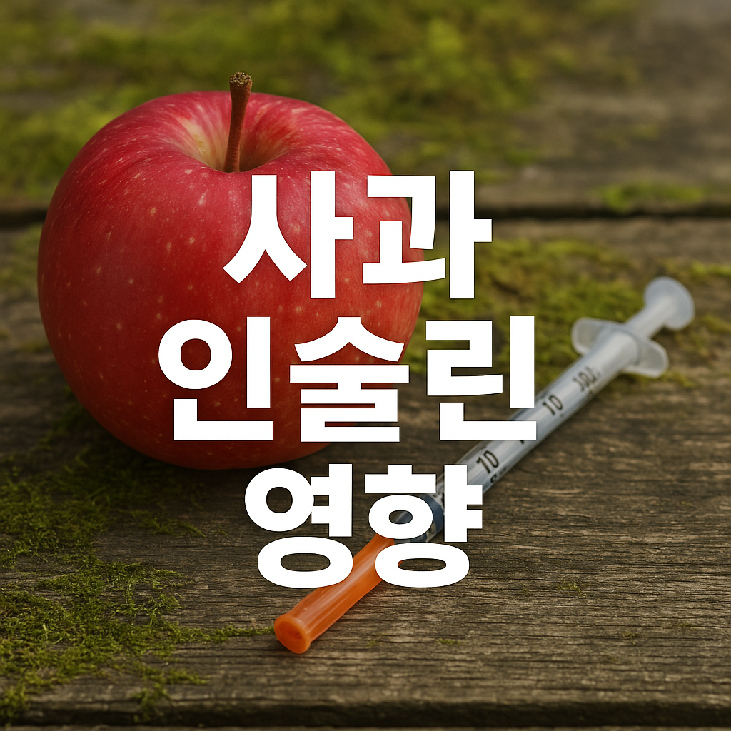 사과 인슐린 영향