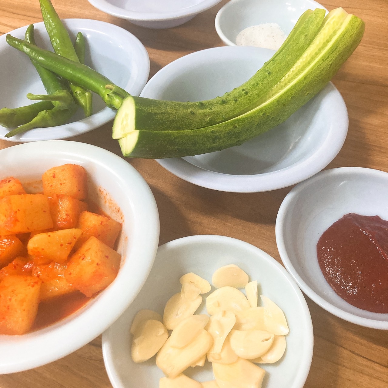호수삼계탕오이
