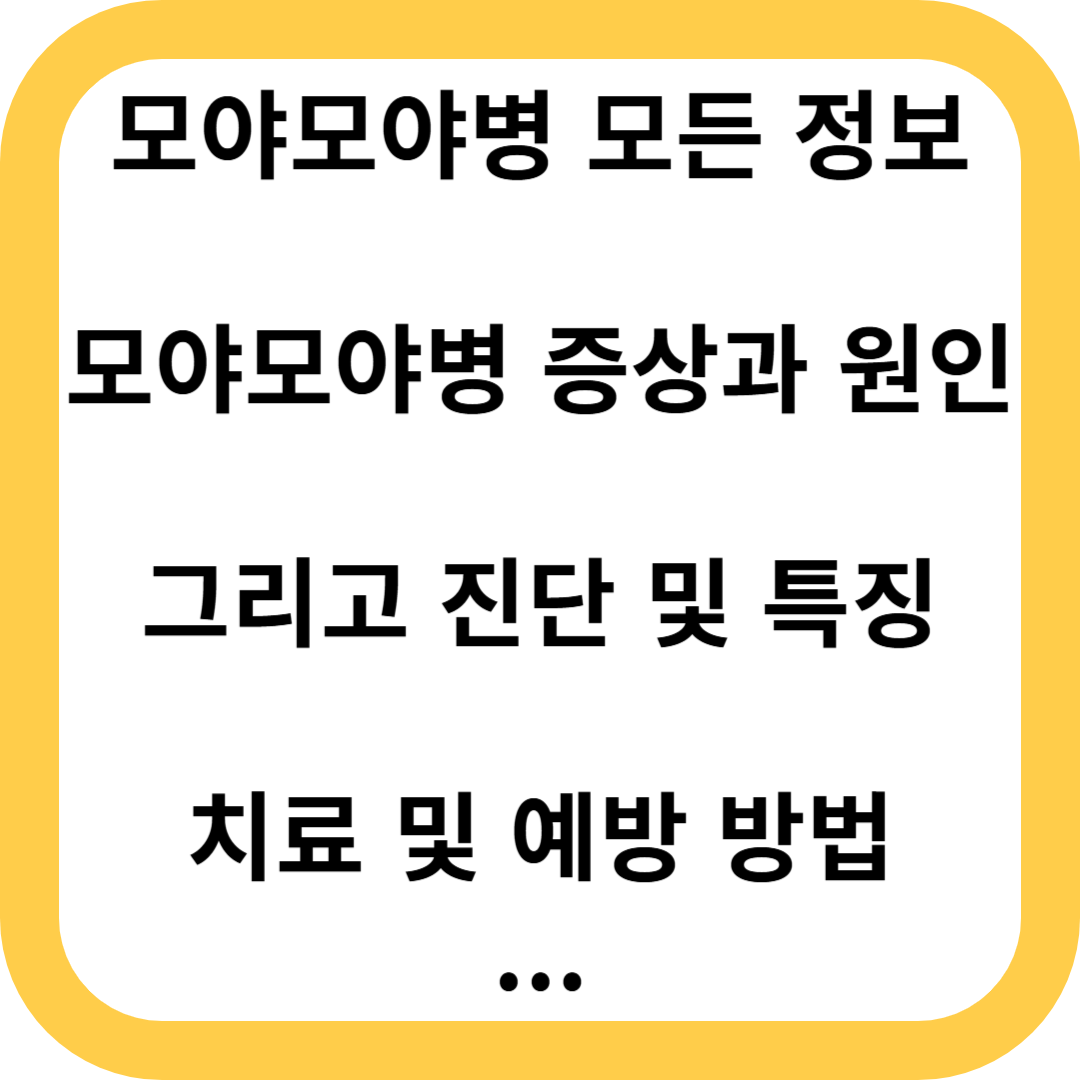 소아 모야모야병