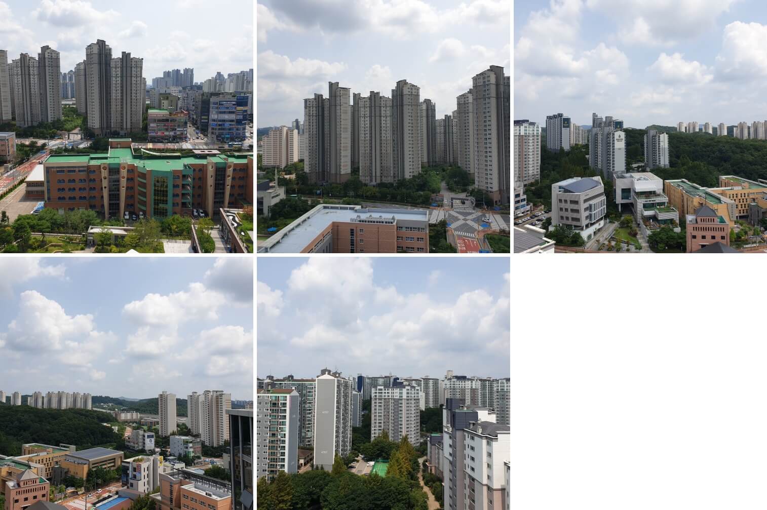 B동에서 바라본 주변 광경 모습 사진