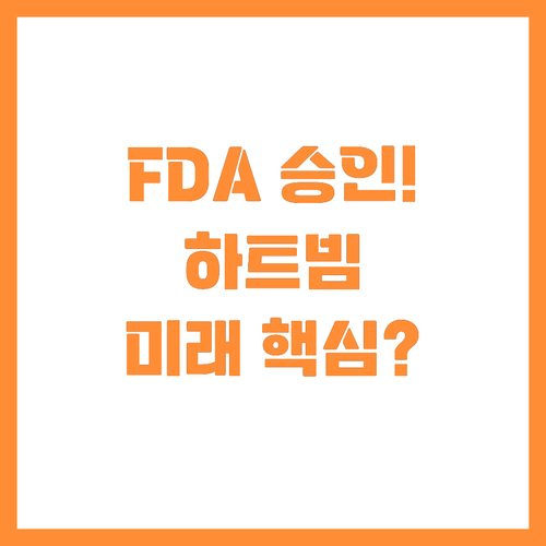 FDA 승인으로 본 하트빔의 미래 로..