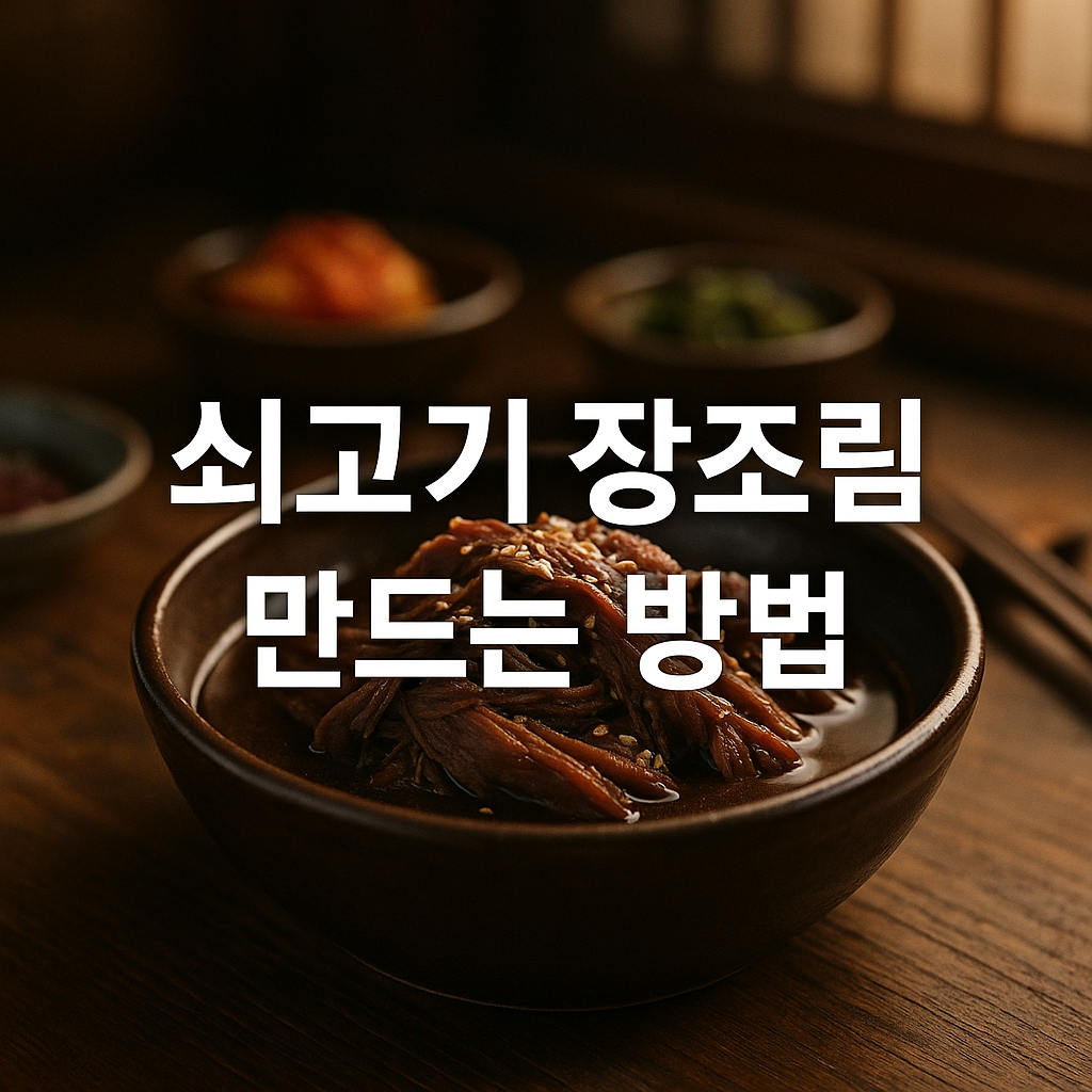 쇠고기 장조림 만드는 방법