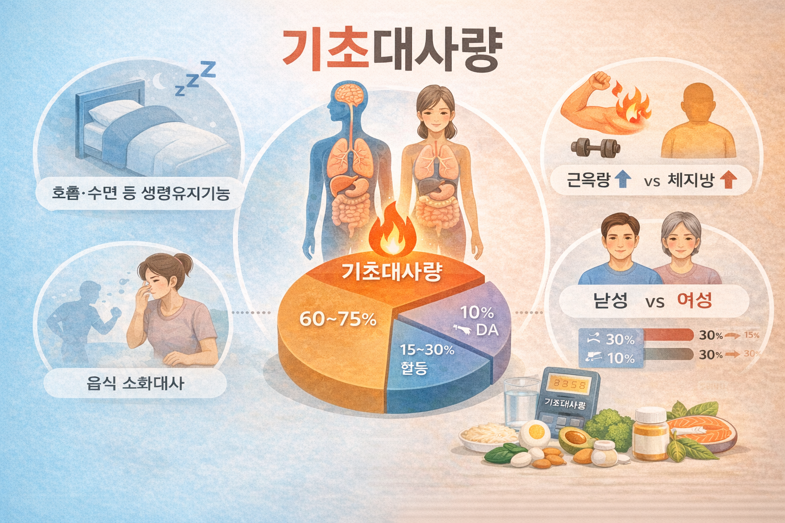 기초대사량 관련 이미지