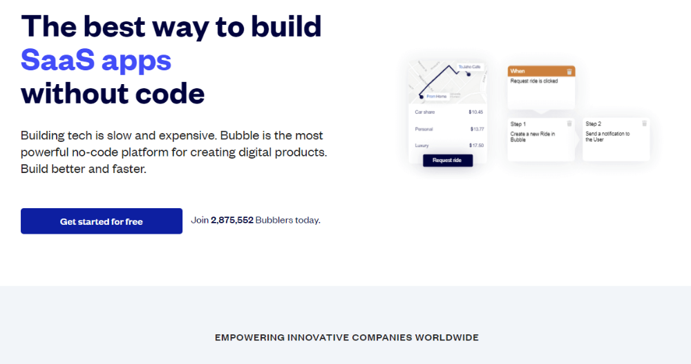 버블 Bubble.io