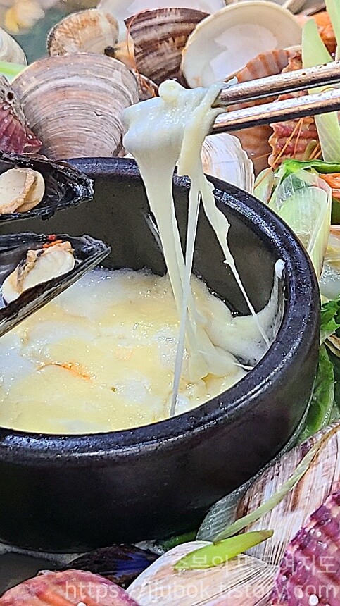 택이네-조개전골-치즈