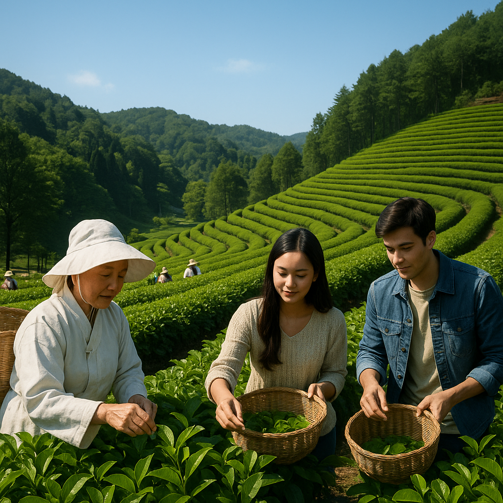 보성 녹차밭 체험