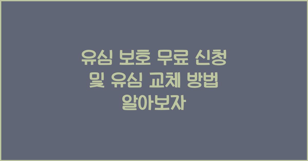 유심 보호 무료
