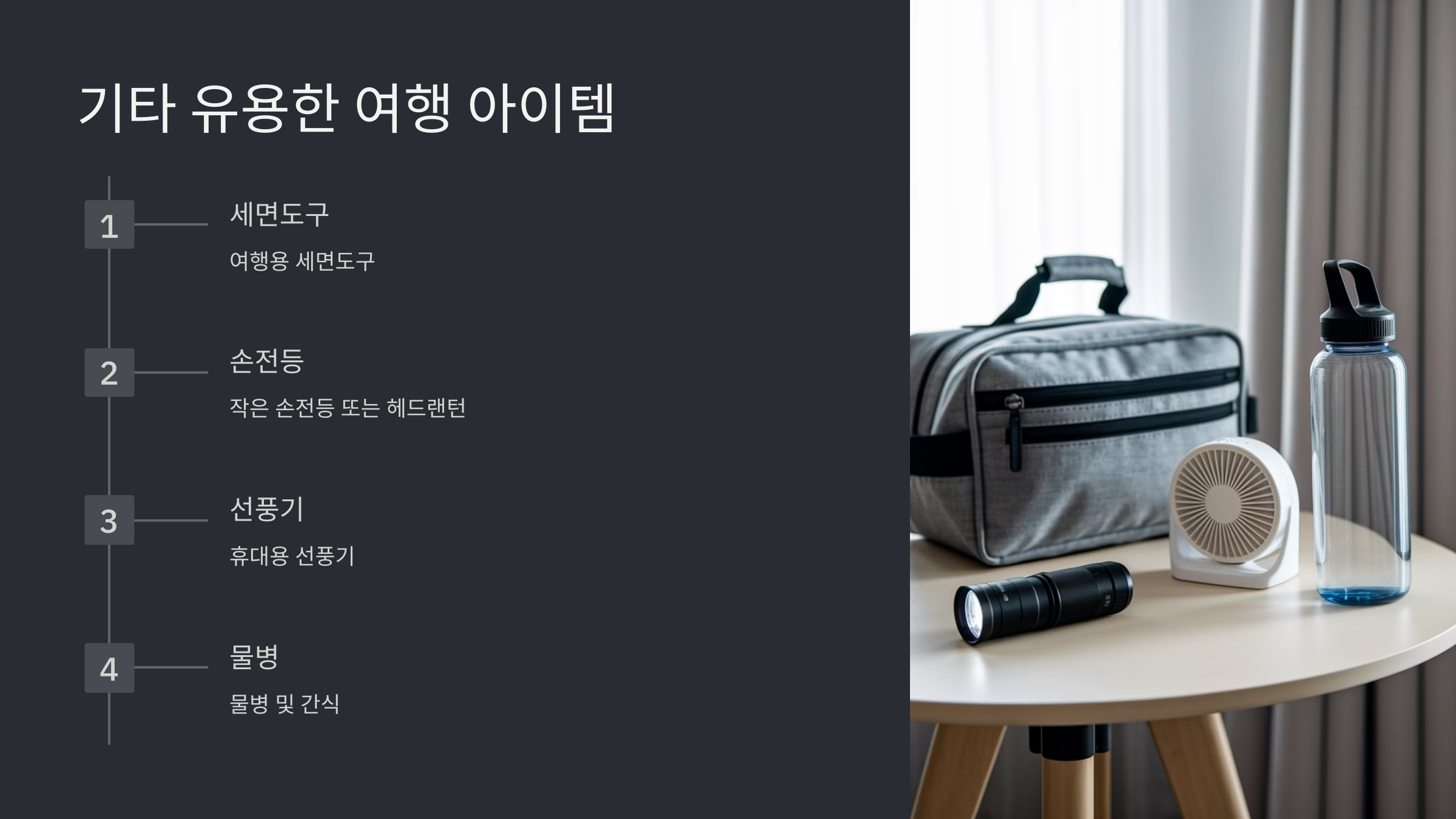 베트남 여행 준비물