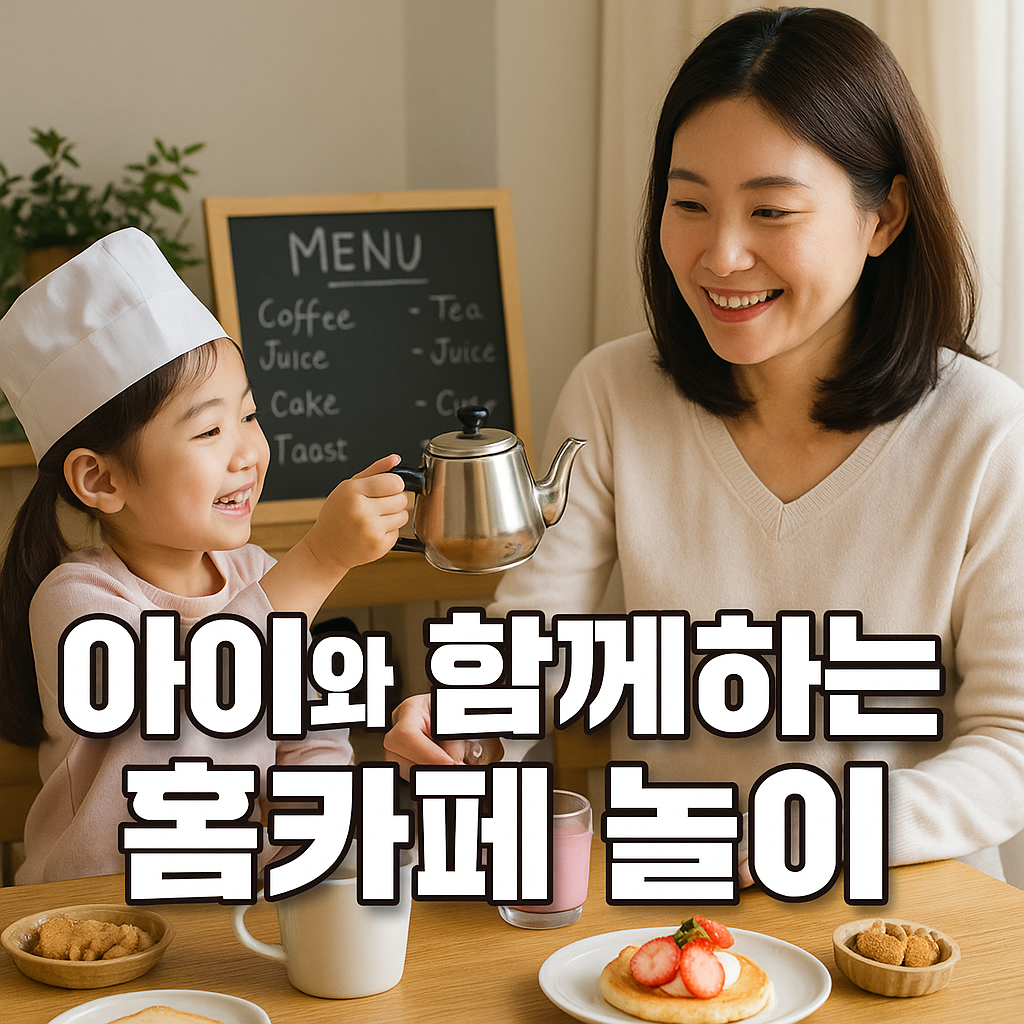 아이와 함께하는 홈카페 놀이