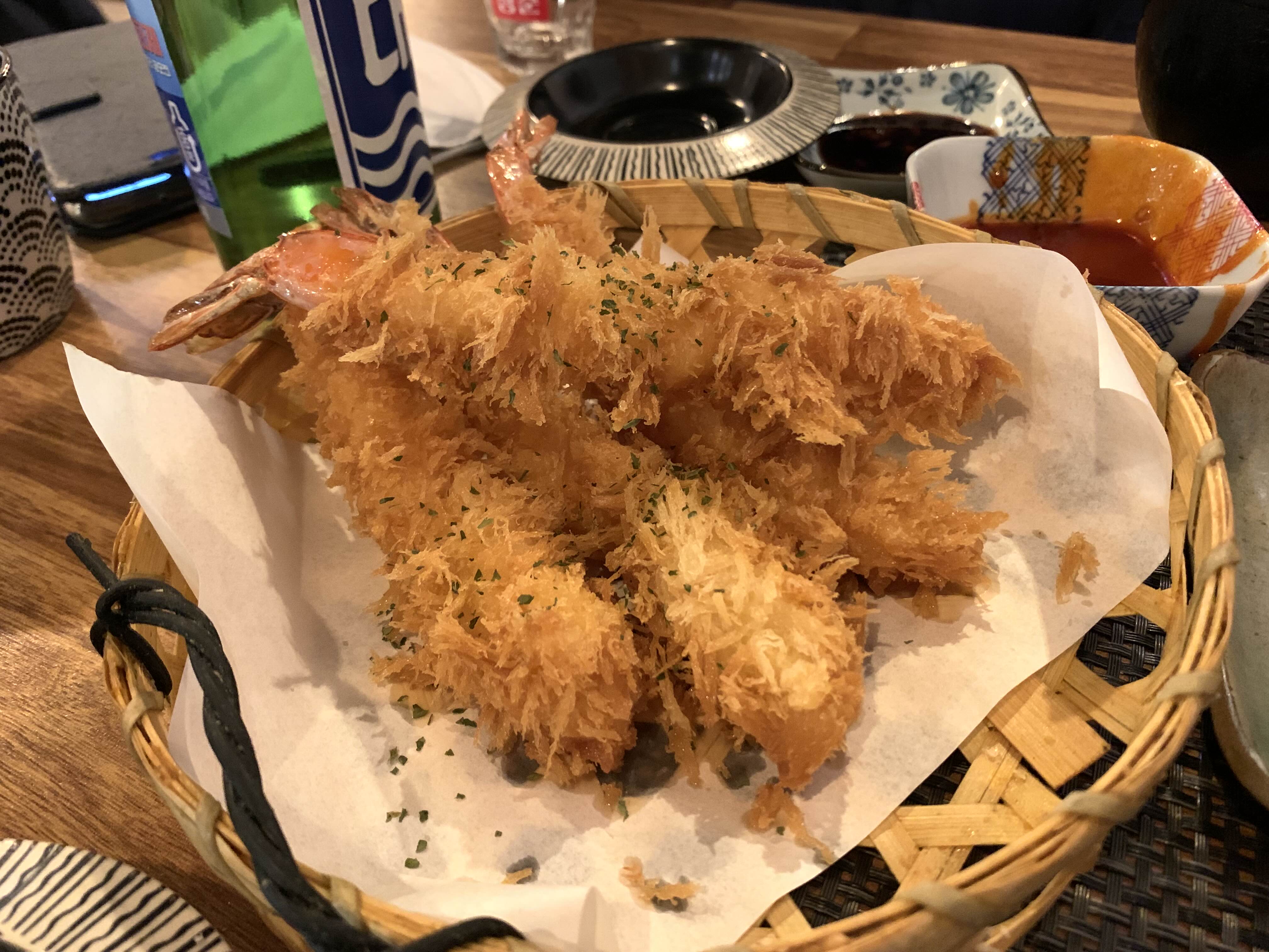 온정 스시세트, 튀김