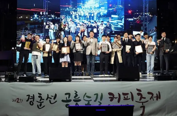 경춘선 공릉숲길 커피축제 야외 부스 풍경