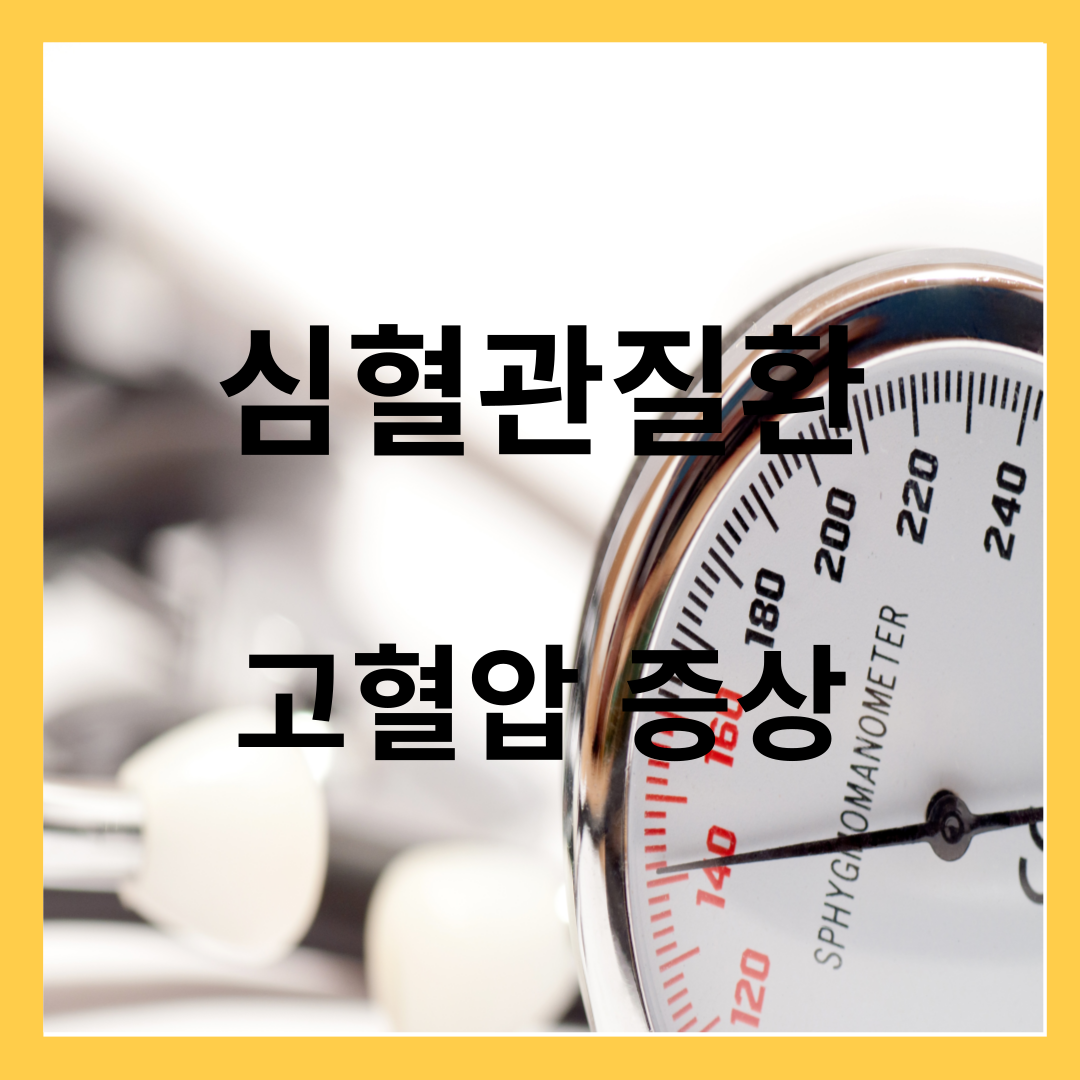 심혈관질환 고혈압-고혈압 증상, 고혈압 증가이유