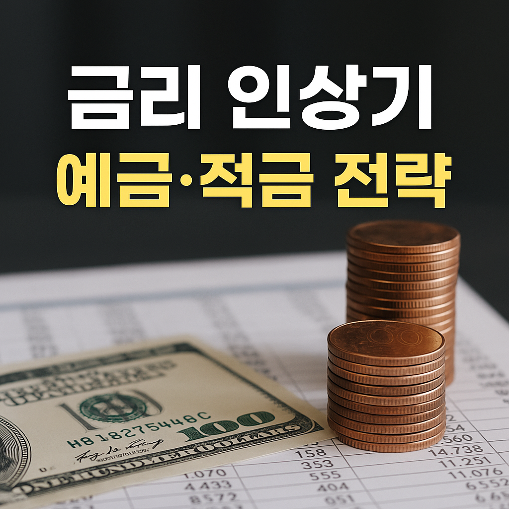 금리 인상기, 예금 적금 어디가 유리할까? (고금리, 예금, 전략)
