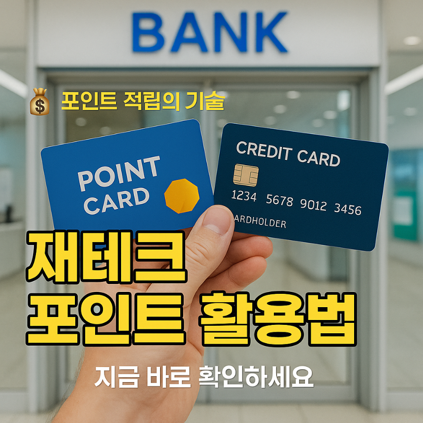 재테크와 절약의 기술, 포인트 활용법 💰