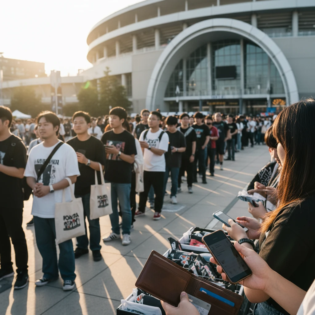 미스트롯4 콘서트 응원봉 슬로건 현장..