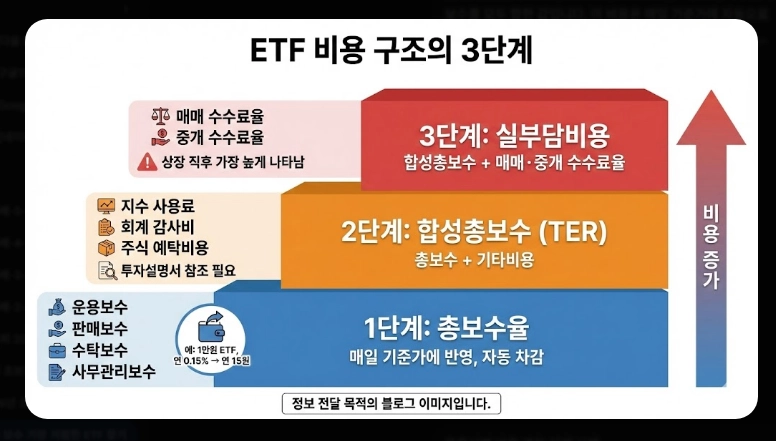 저비용 ETF 순위 [2026년] 총보수 vs 실부담비용 차이 및 추천 포트폴리오