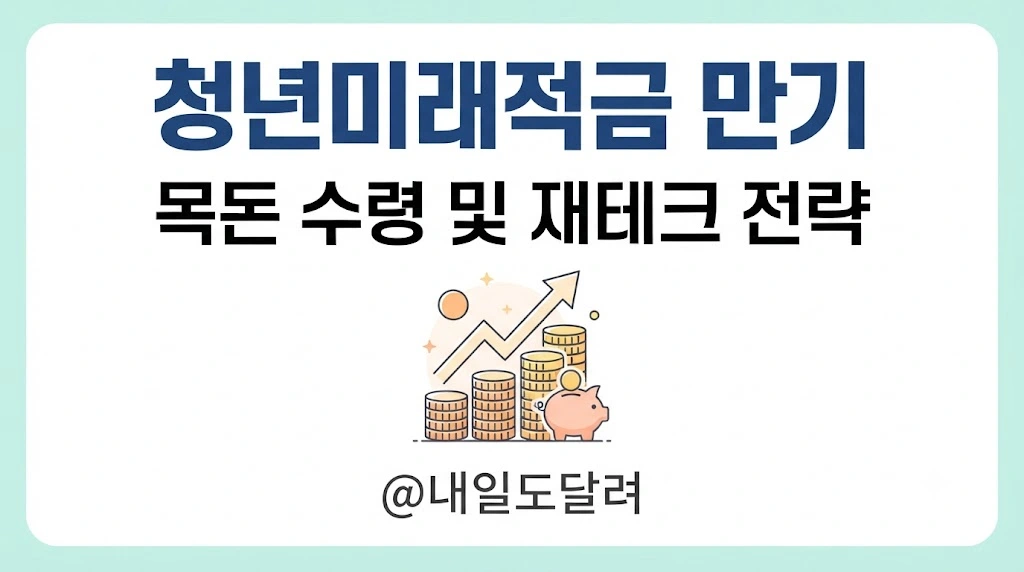 청년미래적금 만기 자금 수령 및 재테크 전략