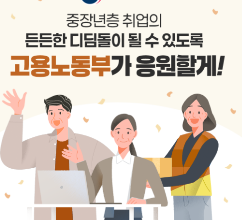 2025년 중장년 경력 지원제, 월 150만원 받는 방법