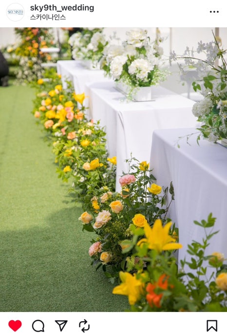 대구 웨딩홀 스카이나인스 사진_인스타