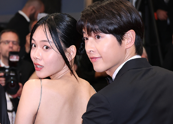 '화란'이 칸 영화제에서 공식 상영됐다. 홍사빈, 송중기, 김형서 등이 레드카펫에 섰다. [사진=플러스엠 엔터테인먼트]