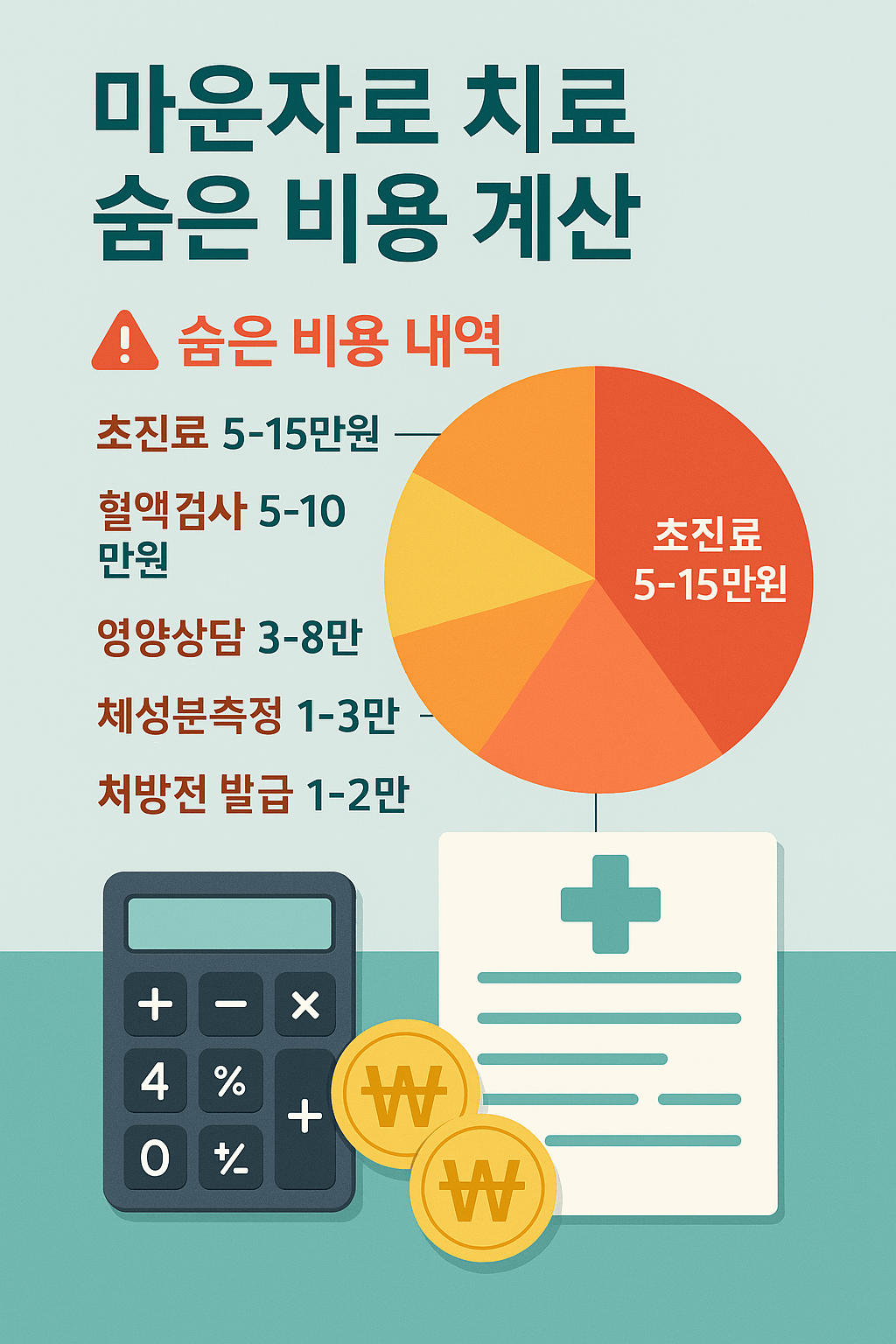 마운자로 병원 추가비용 계산 및 숨겨진 비용 체크리스트