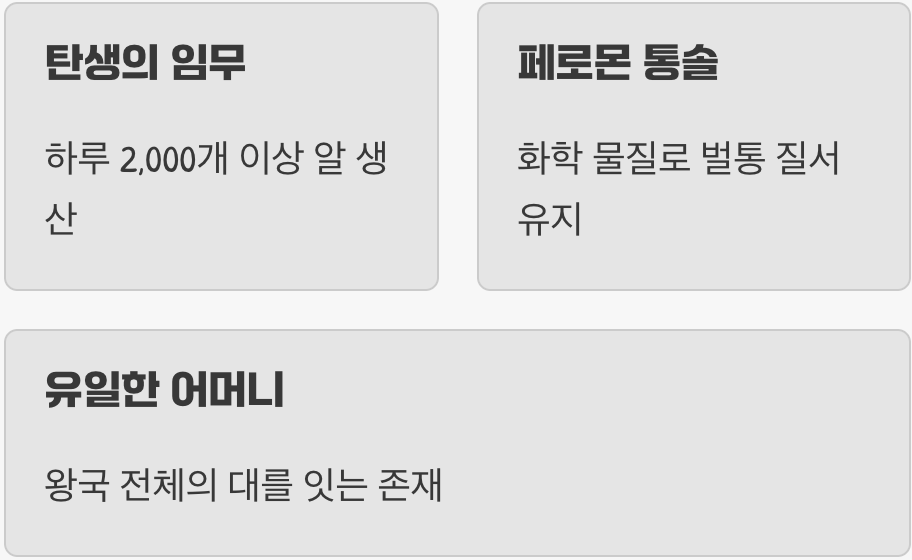 오직 하나뿐인 존재, 여왕벌