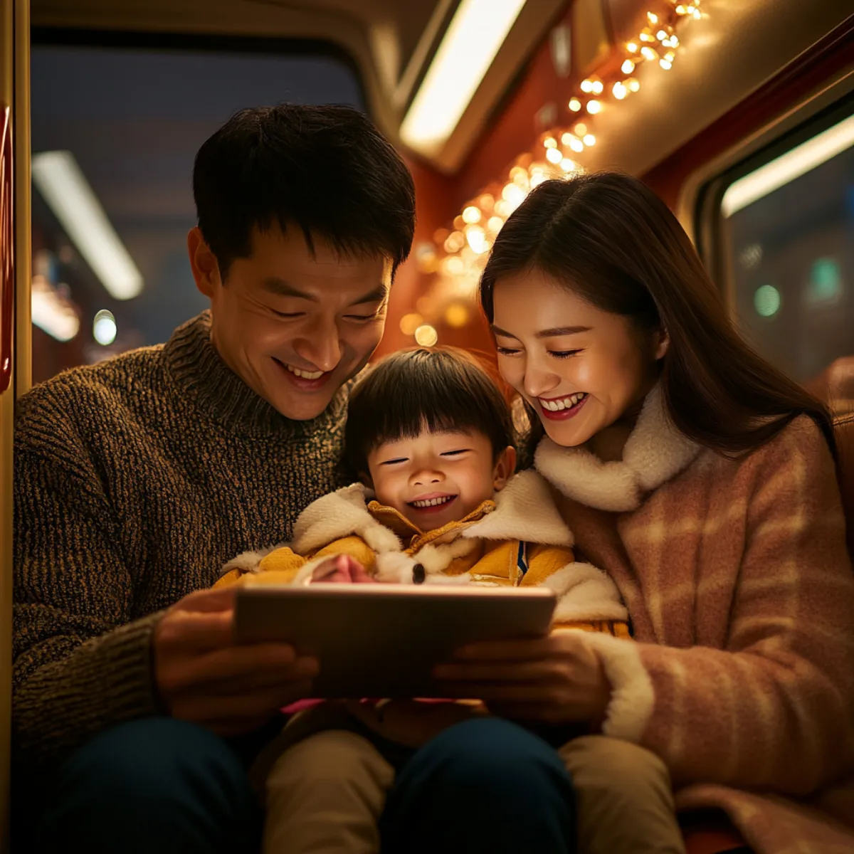 기차에서-태블릿보는-한국가족04