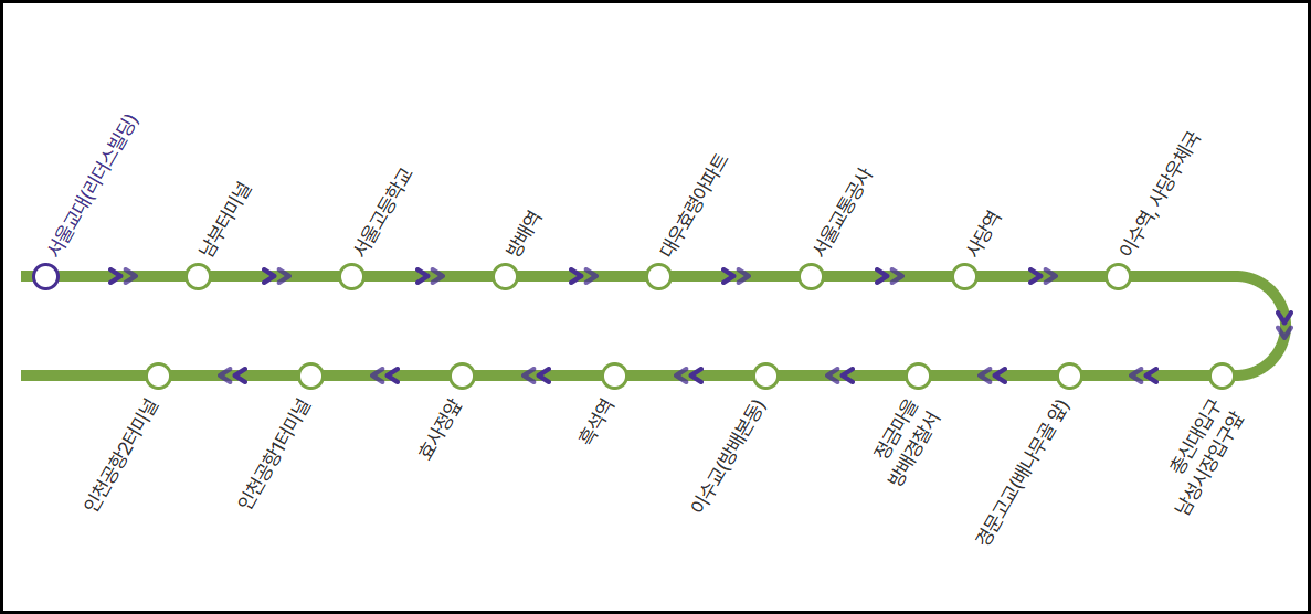 6016 공항버스 시간표, 요금, 실시간 위치 확인 방법