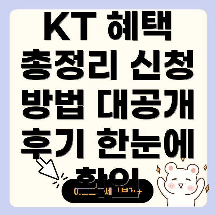 KT 인터넷 혜택