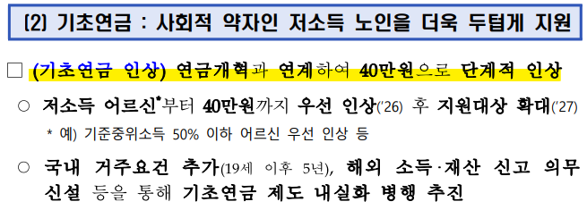 기초연금 40만원지급시기