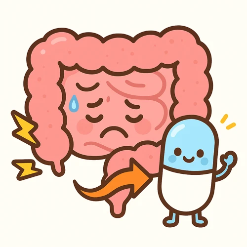 유산균으로 장을 돕는 캐릭터