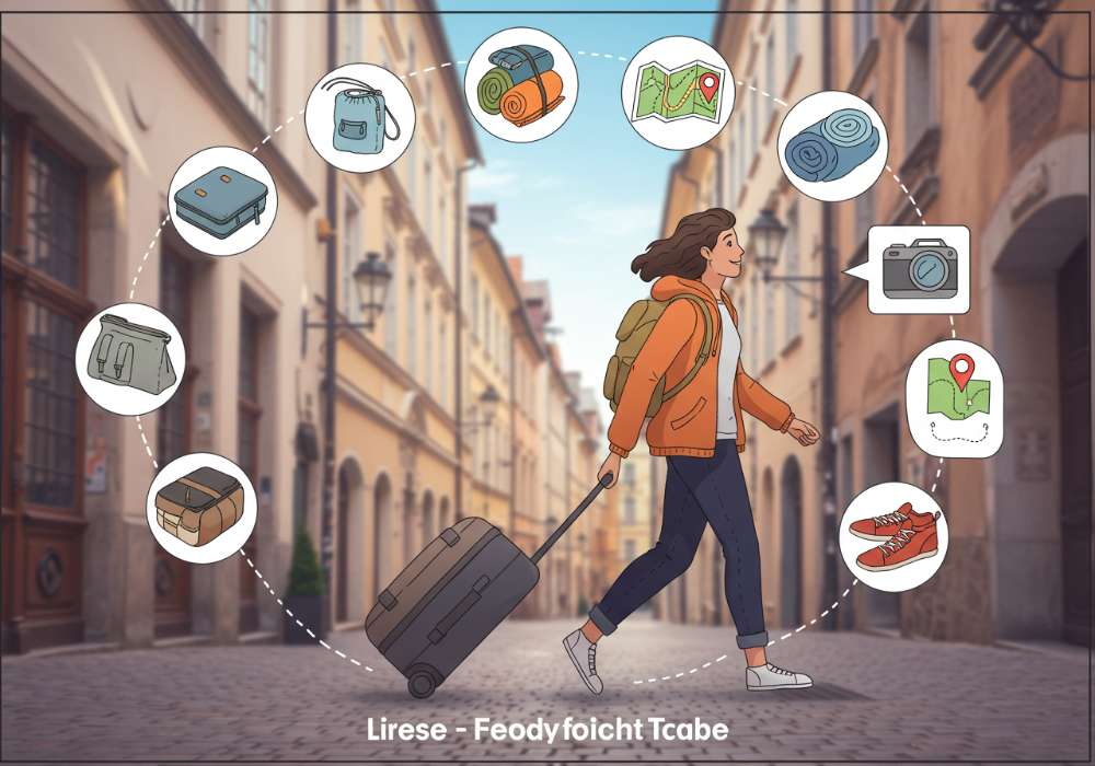 여행 짐으로 고생 끝! 유럽 자유여행 짐싸기 요령 &amp; 추천 파우치소형템 리스트