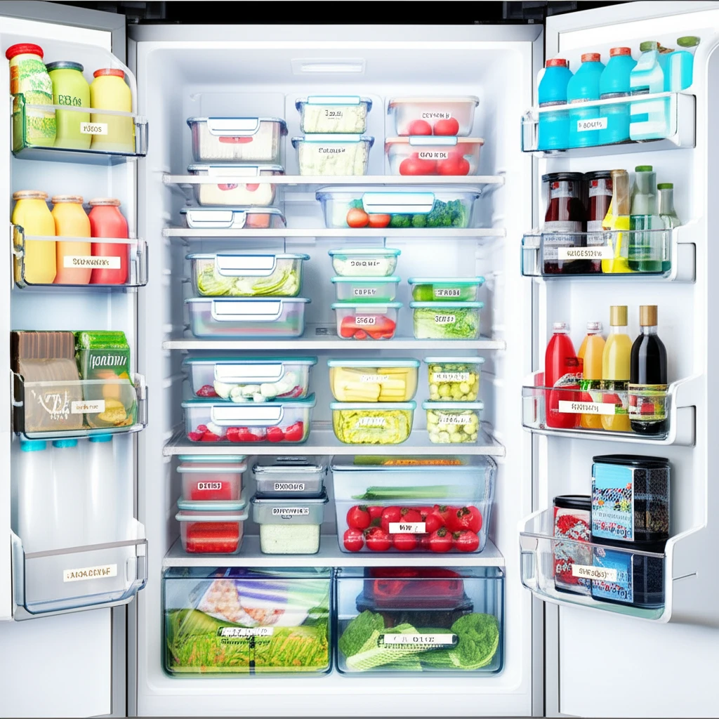 깔끔한 주방을 위한 반찬 용기 선택 ..