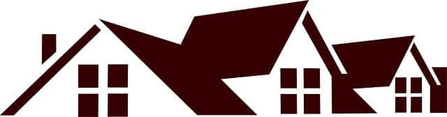 주택 3채 스케치.