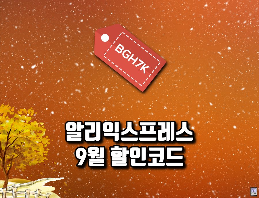 알리익스프레스 9월 프로모션코드