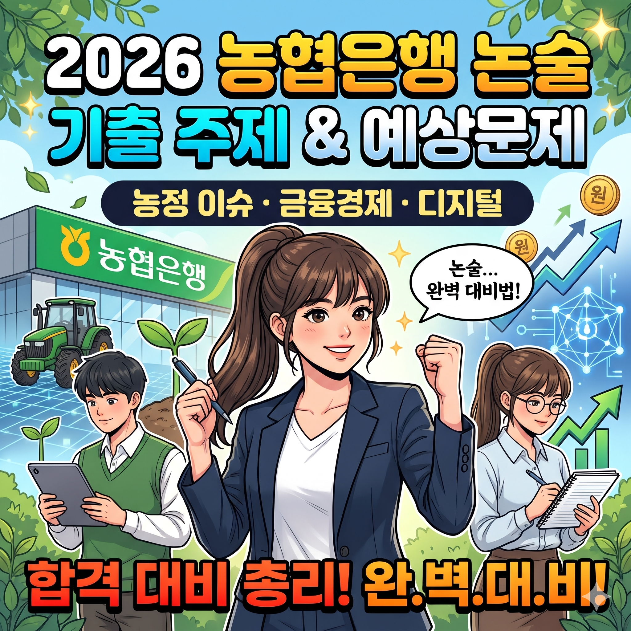 2026 농협은행 논술 기출 주제와 예상문제 총정리｜농정 이슈&middot;금융경제&middot;디지털 대비법