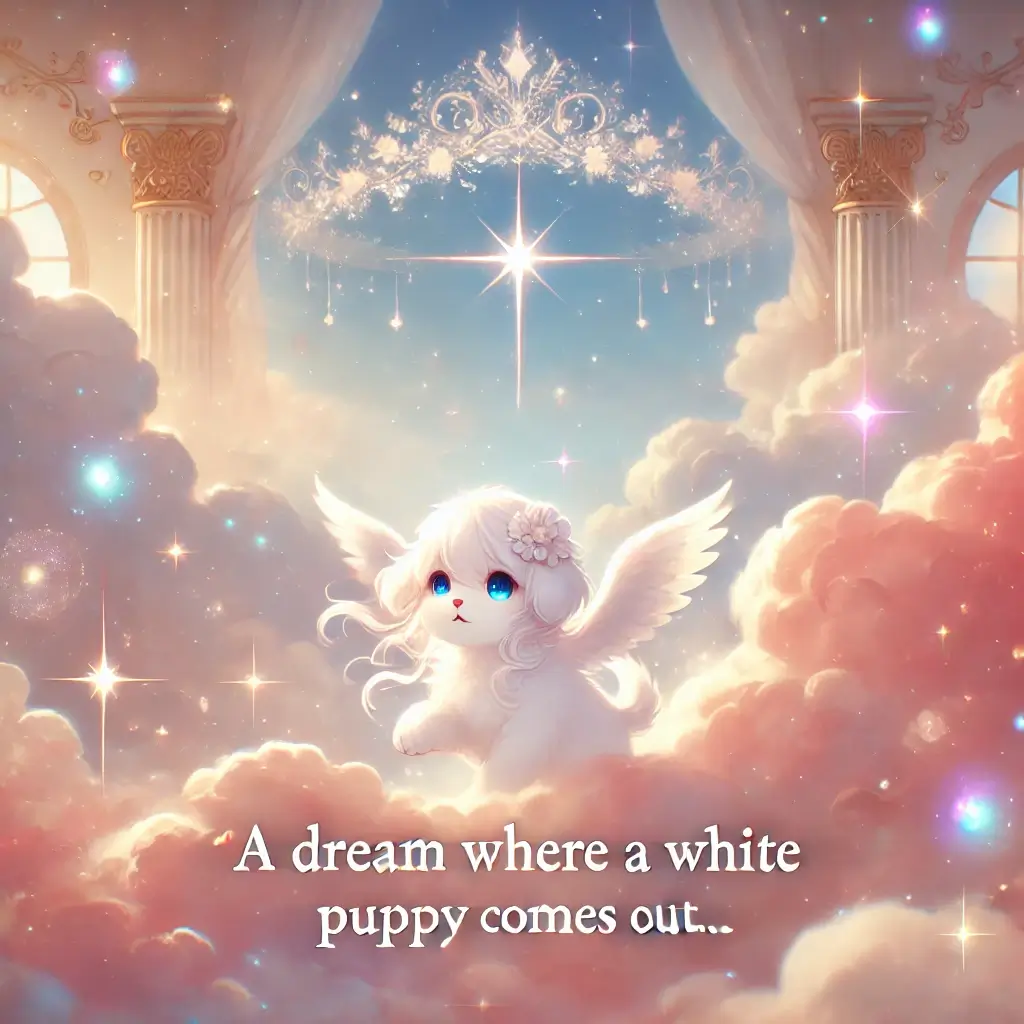 하얀 강아지 나오는 꿈