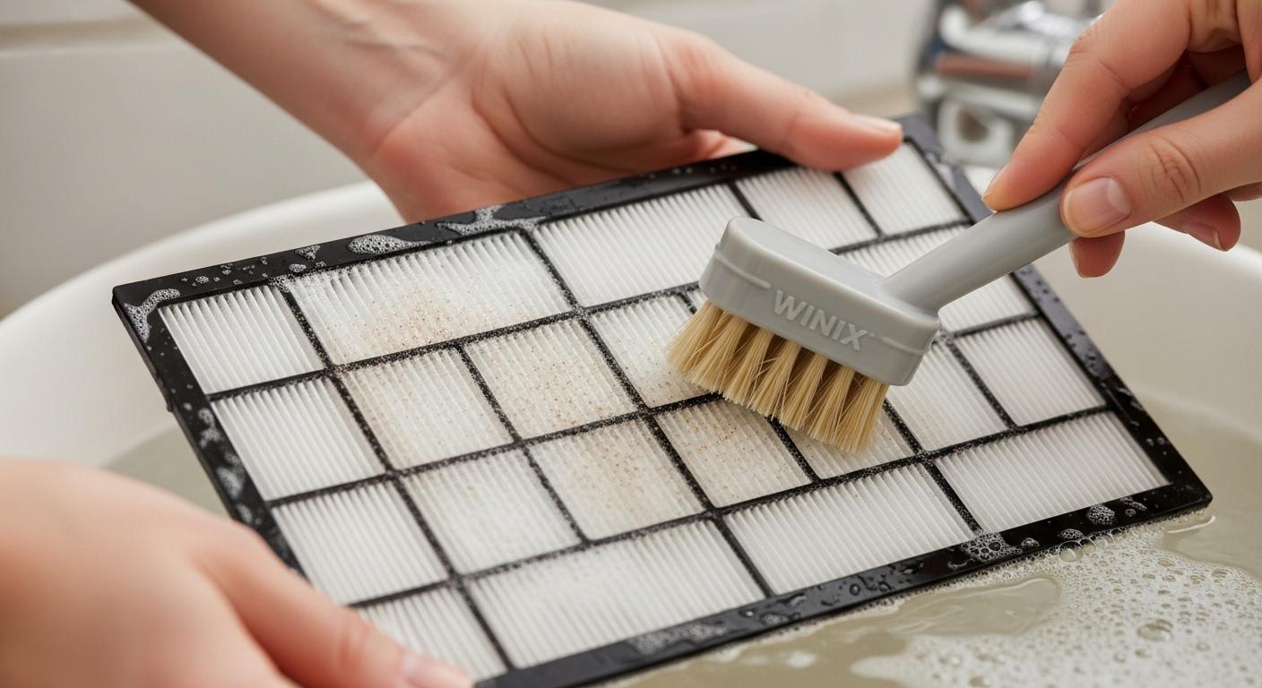 위닉스 제습기 필터 청소